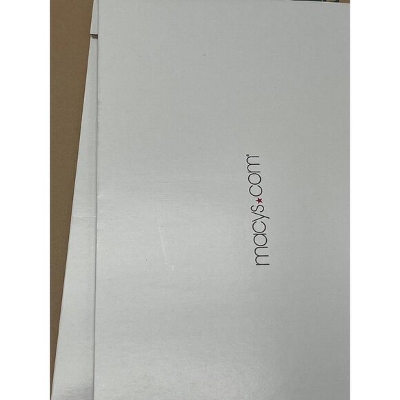 Christmas boxes set of 9 holiday rapping plain macys dicks brown cardboard READ - Picture 2 of 6